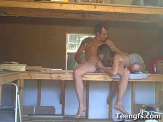 Shagging в a shed