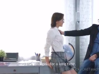 Tricky Old Teacher - Sweetie gives her teacher x rated film satisfaction