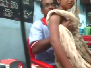Indian desi lady fucked by neighbour uncle inside shop