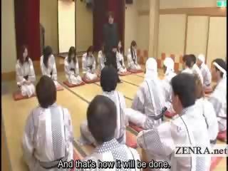 Subtitled big Boob indebted Japan milfs bathhouse dirty video game