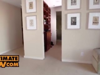 Karlee في السر organises ل الذكور الإناث الانثوي threeway اللعنة مع لها splendid bestie