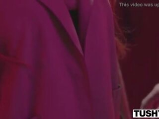 Tushy 엘리트 단계 엄마 로렌 핸들 그녀의 못된 prof