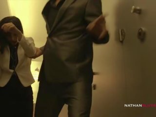 Roughed Up French harlot Ava Courcelles Banged By turned on Ian Scott's Huge manhood