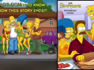 Flandis трахання в simptoons hotties&excl; pepperoni pizza&excl; в simptoons